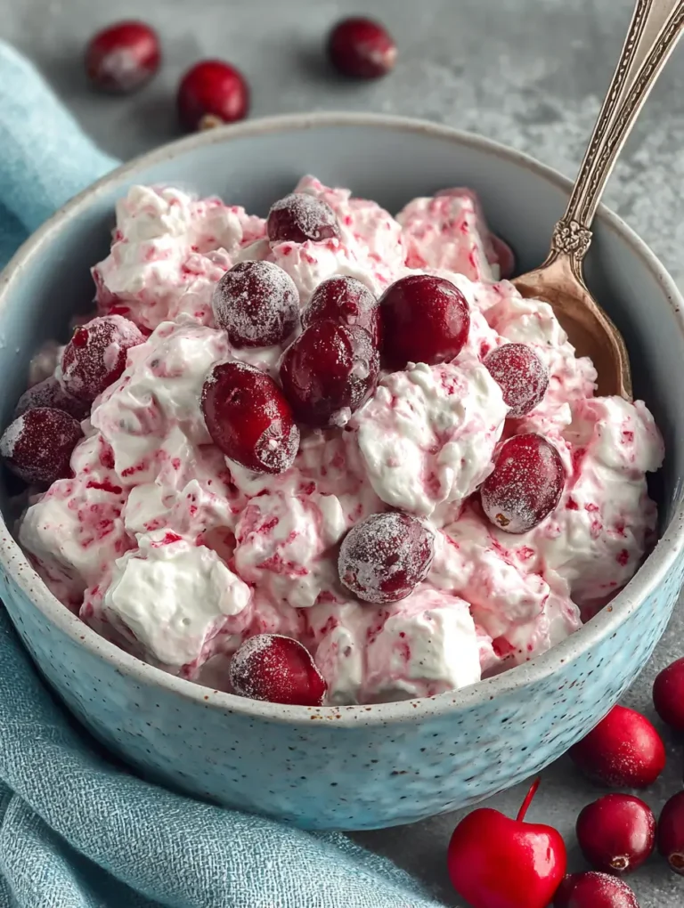 Cranberry Fluff Salad