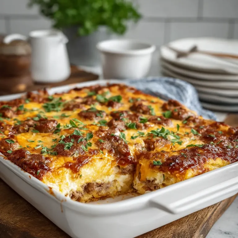 Pancake Sausage Casserole