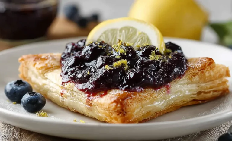 Lemon Blackberry Danish