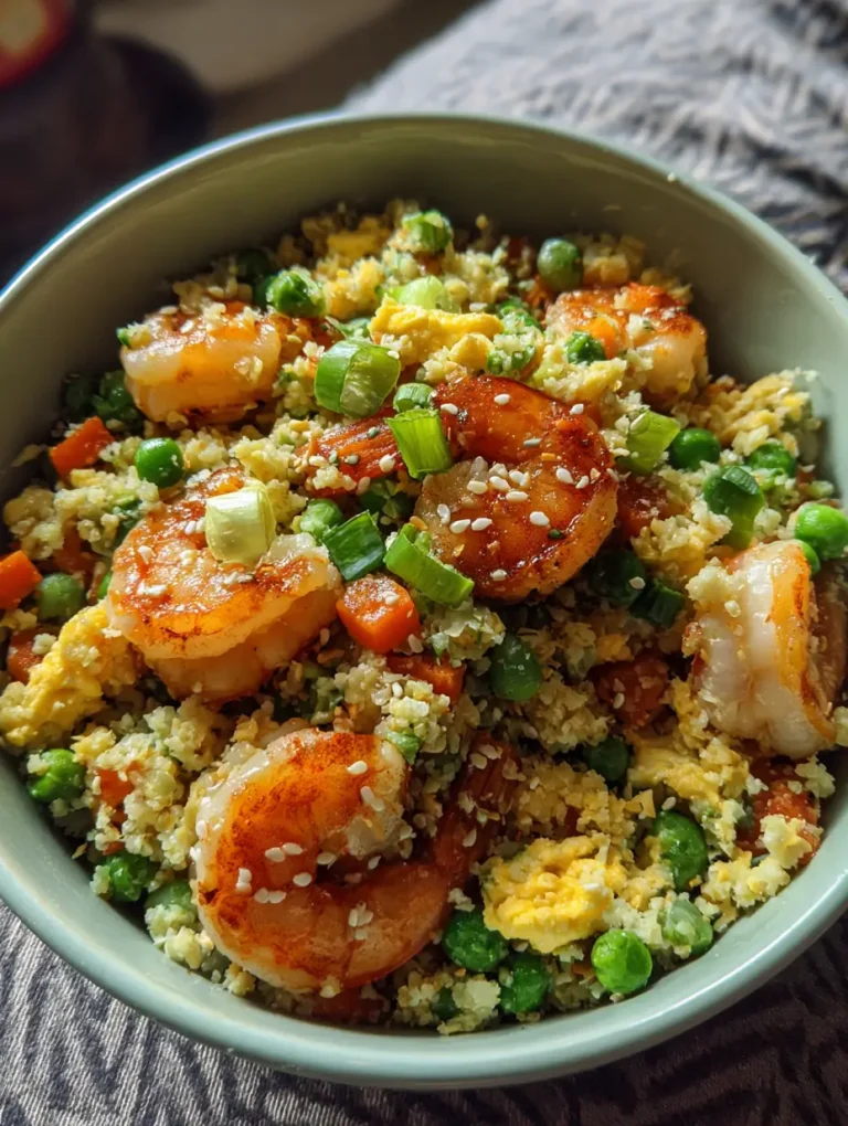 Cauliflower Fried Rice with Shrimp: A Healthy and Delicious Meal
