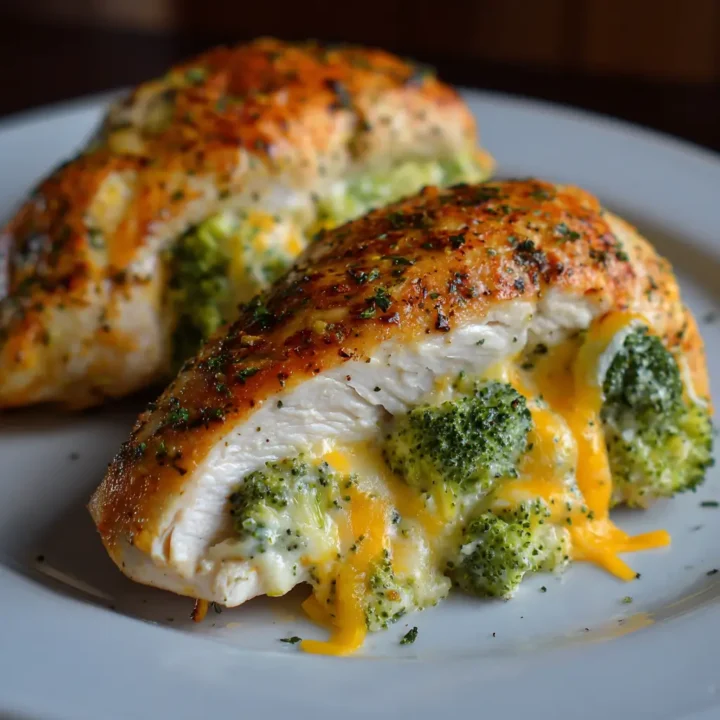 Broccoli Cheddar Stuffed Chicken Breasts Recipe