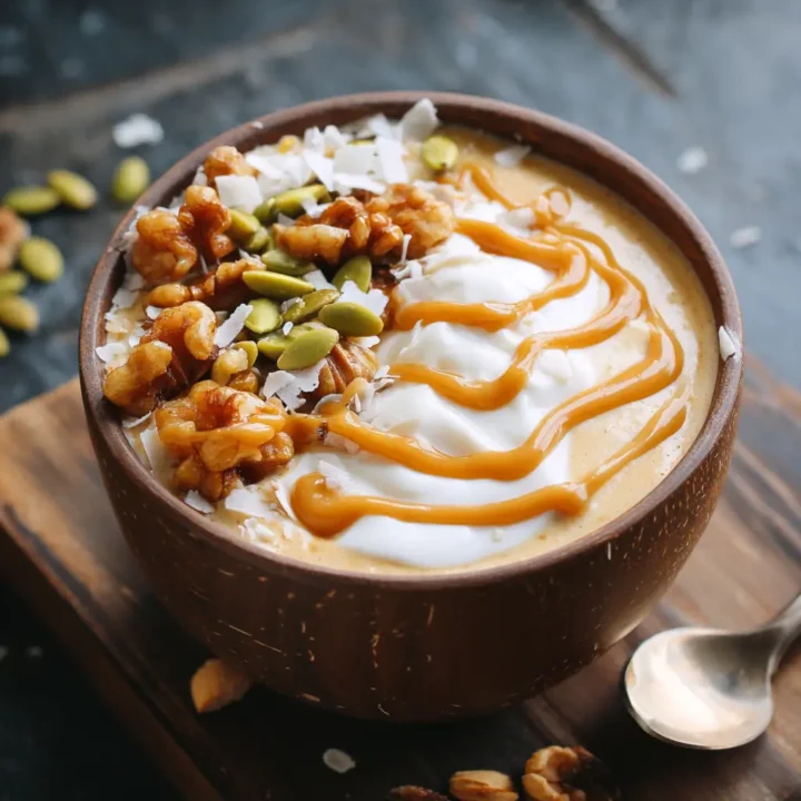 Creamy Pumpkin Pie Yogurt Bowl Recipe