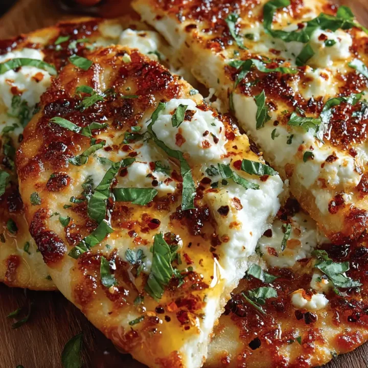 Hot Honey Garlic Flatbread Pizzas Recipe A Flavorful Delight