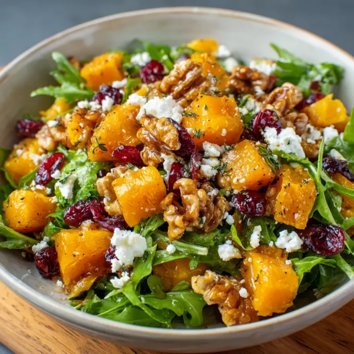 Roast Pumpkin Feta Salad Recipe
