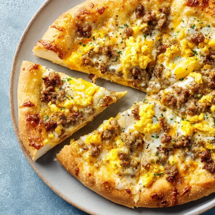 The Perfect Breakfast Pizza with Sausage Gravy Recipe
