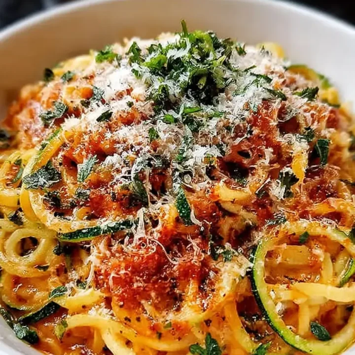Zucchini Noodles with Tomato Sauce A Healthy Pasta Alternative