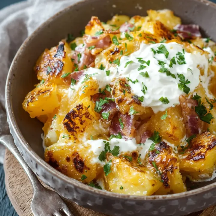 Cheesy Potato Egg Scramble Recipe