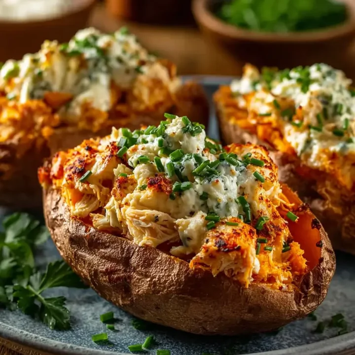 Easy Chicken Pot Pie Stuffed Sweet Potatoes A Comforting Meal