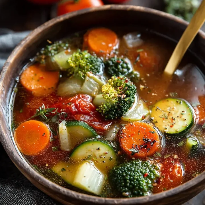 Hearty Vegetable Soup Recipe A Nutritious and Comforting Dish