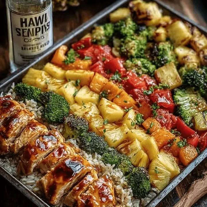 Hawaiian Chicken Sheet Pan A Flavorful and Easy Dinner