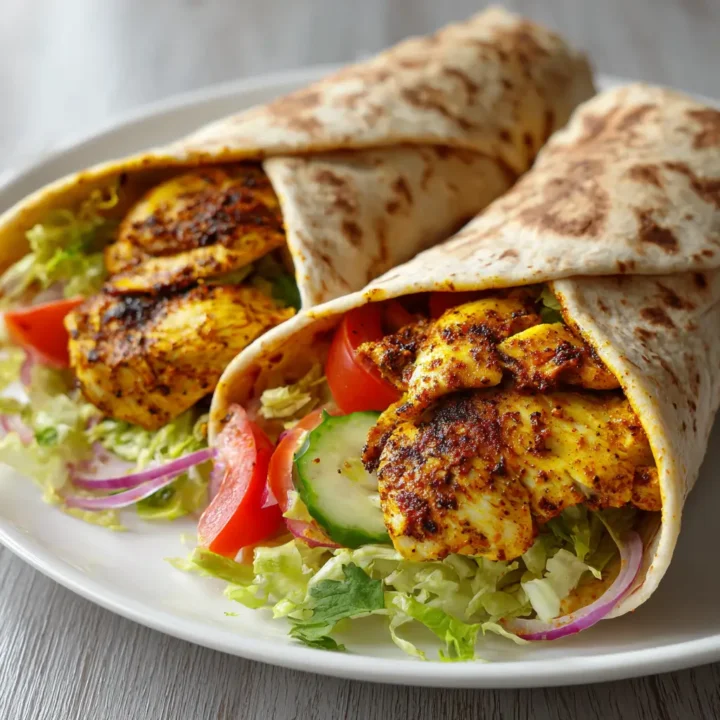 Chicken Shawarma Wraps