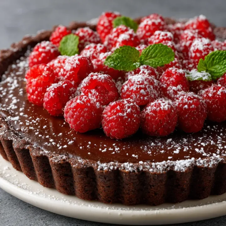 Chocolate Raspberry Tart Recipe