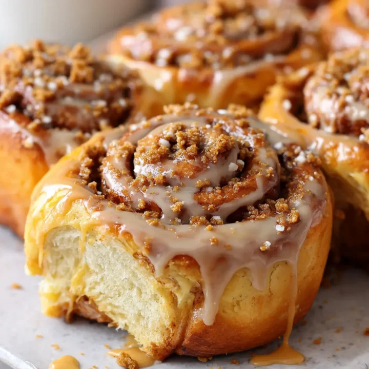 Lotus Biscoff Cinnamon Rolls