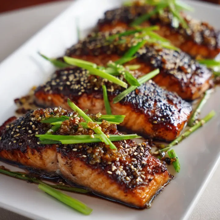 Miso-Glazed Roasted Salmon