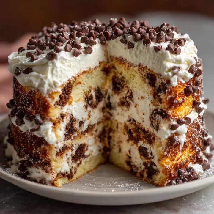 Easy Cannoli Cake