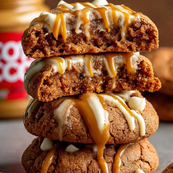 Biscoff Stuffed Chocolate Cookies: A Decadent Treat