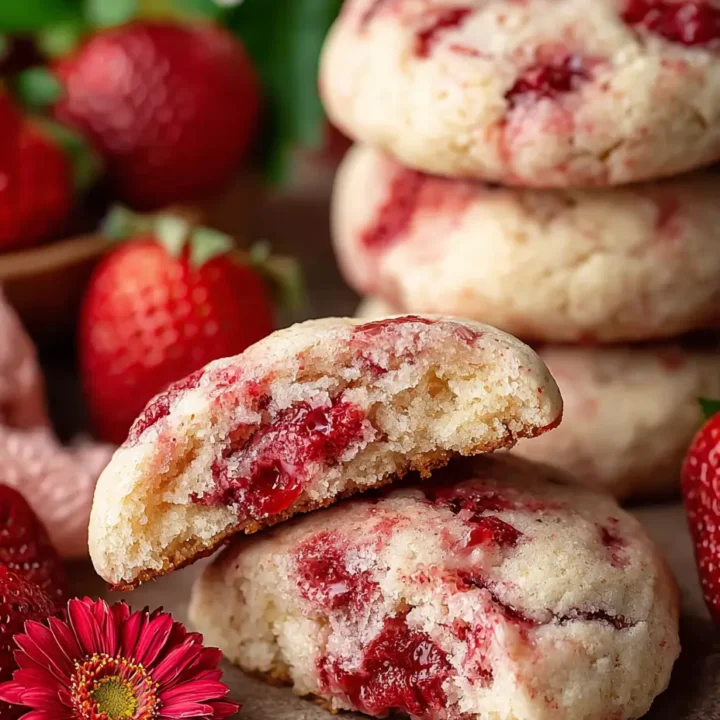 Strawberry Cheesecake Cookies: A Sweet Delight