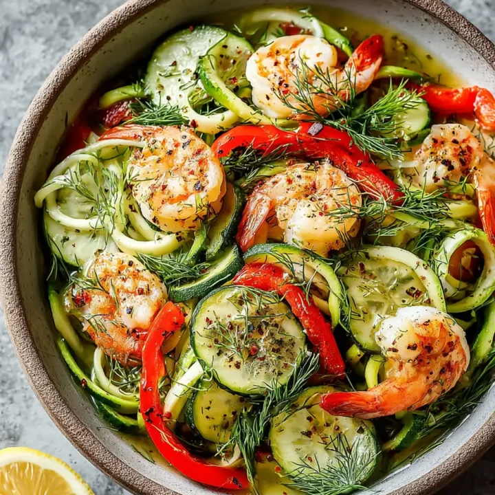 Fresh Cucumber Shrimp Salad