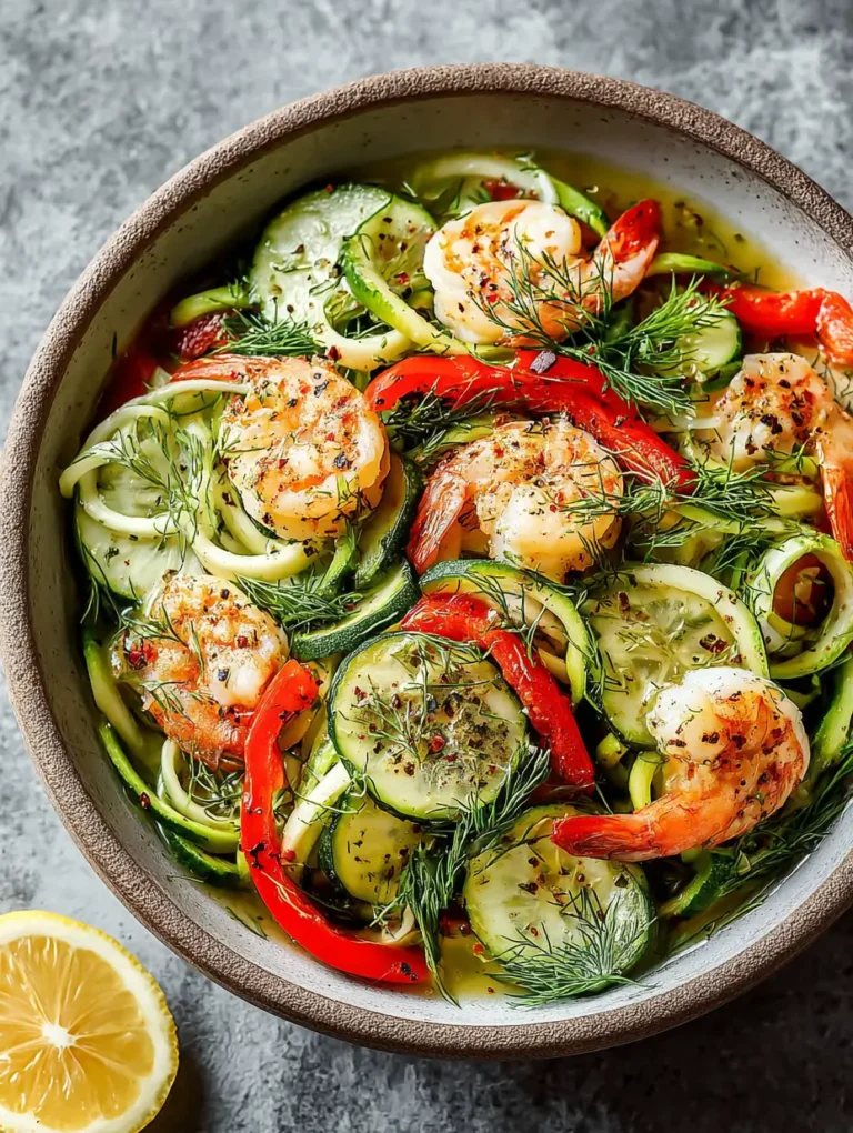 Fresh Cucumber Shrimp Salad