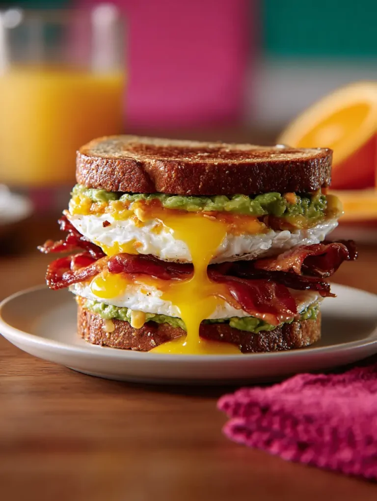 Bacon Weave Breakfast Sandwich: A Savory Morning Delight