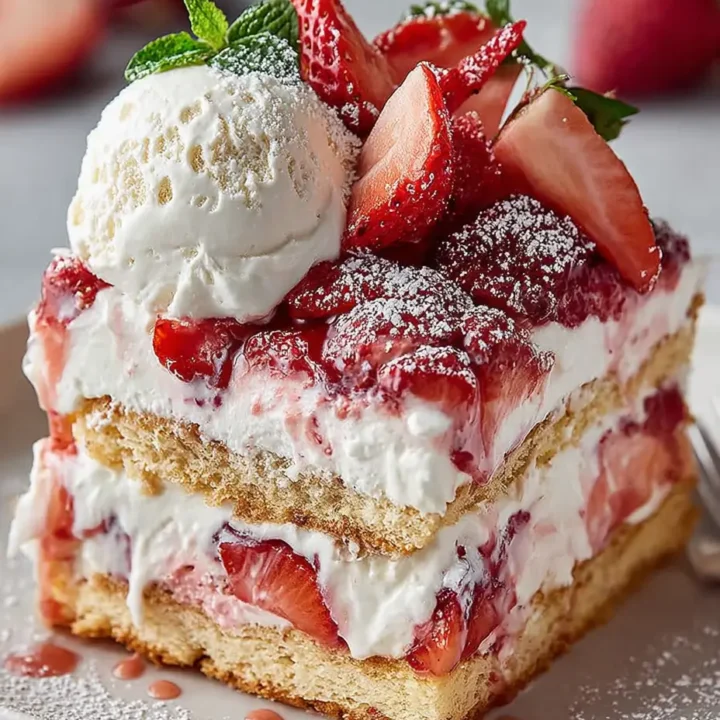 Strawberry Shortcake Tiramisu