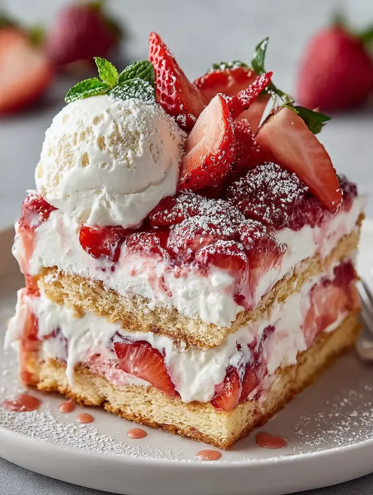 Strawberry Shortcake Tiramisu