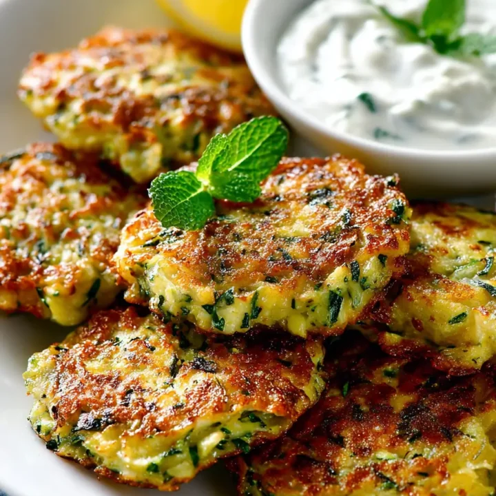 Zucchini and Feta Fritters