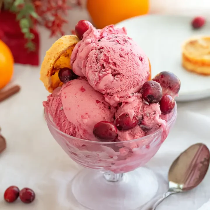 Cranberry Ice Cream: A Festive Treat