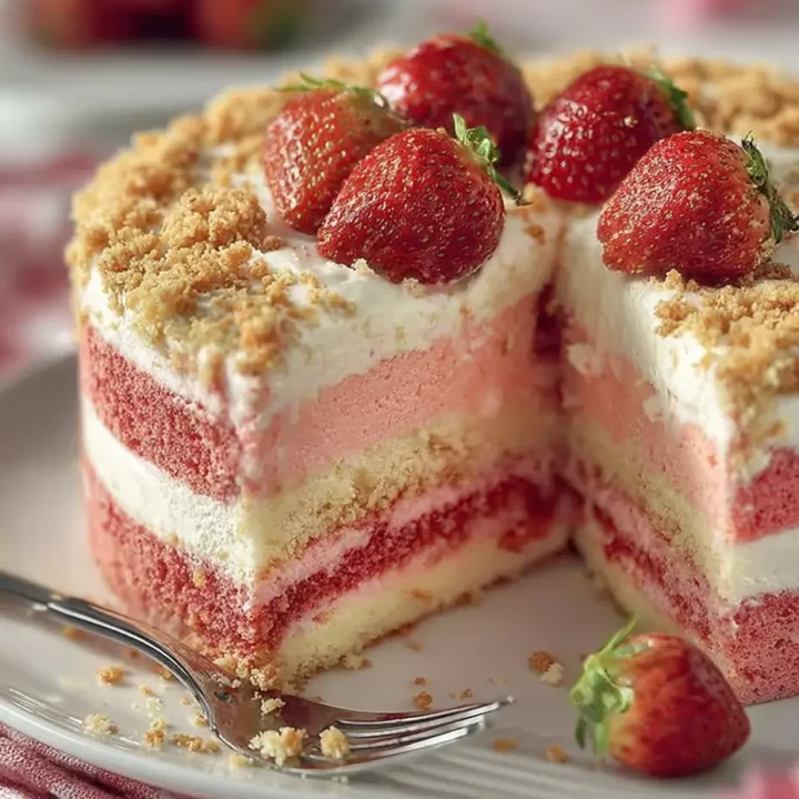 Strawberry Crunch Cheesecake: A Delectable Dessert