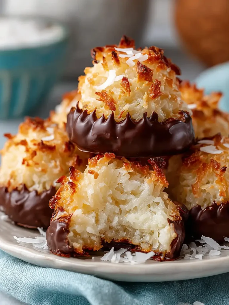 Coconut Macaroons: A Chewy Delight