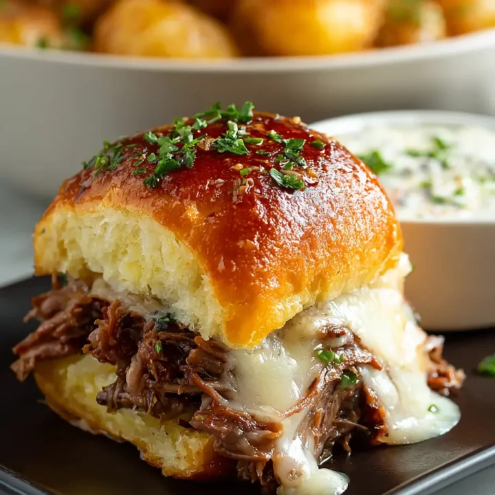 Easy French Dip Sliders Recipe: A Crowd-Pleasing Delight