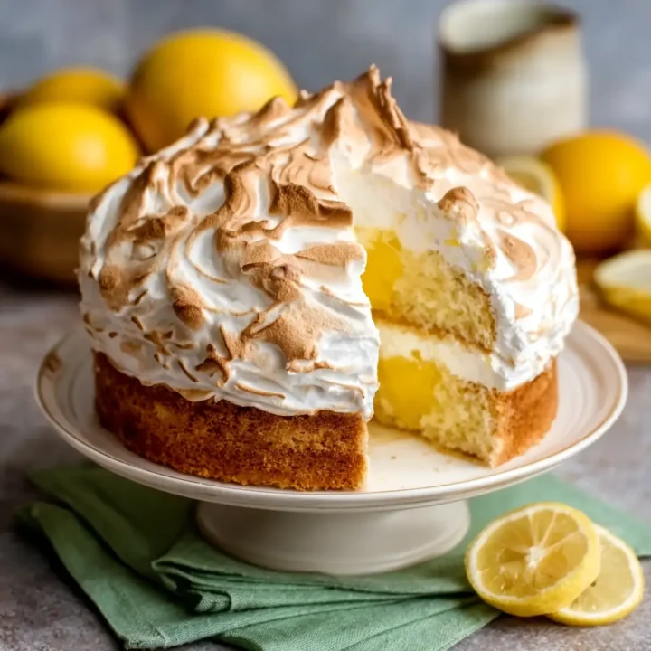 Lemon Meringue Layer Cake