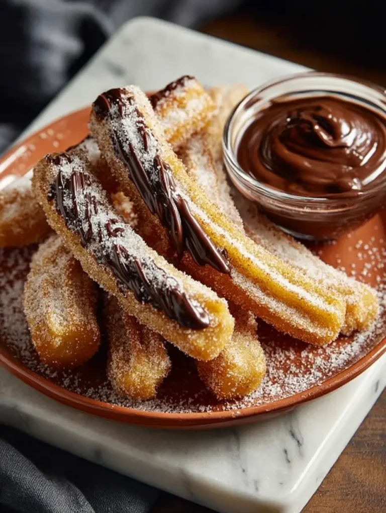Churros with Chocolate Dip: A Sweet Treat