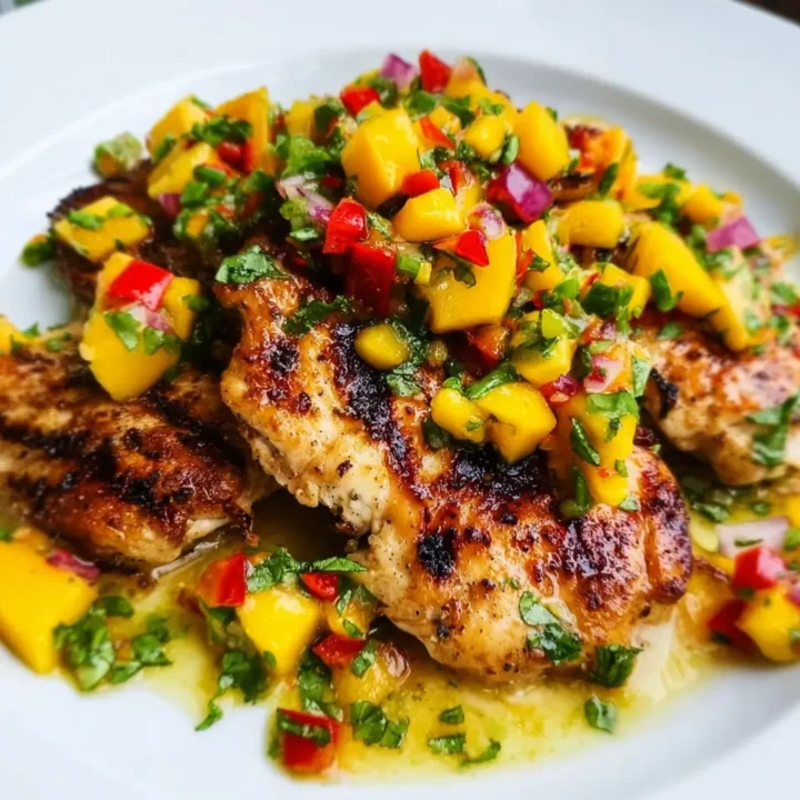 Honey Lime Chicken with Mango Salsa: A Flavorful Delight