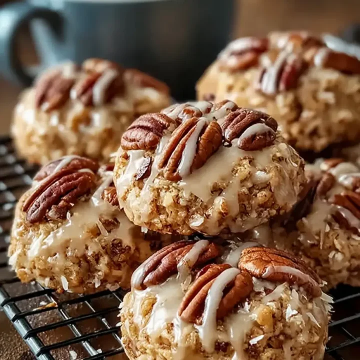 No-Bake Pecan Coconut Praline Cookies: A Sweet Treat