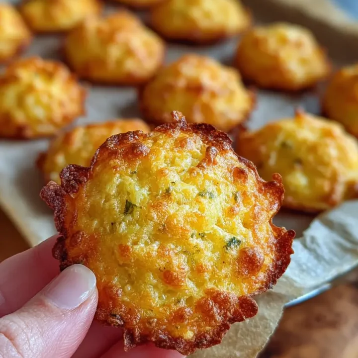 Low Carb Broccoli Cheese Rounds