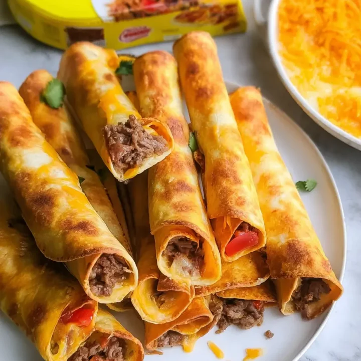 Crispy Keto Beef Taquitos: A Flavorful Low-Carb Snack