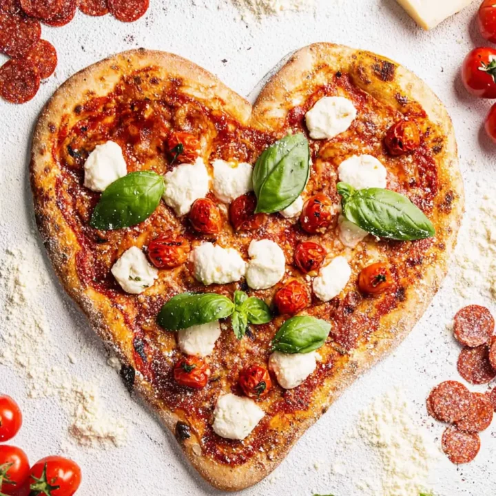 Heart-Shaped Pizza: A Romantic Culinary Delight