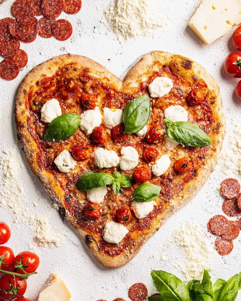 Heart-Shaped Pizza: A Romantic Culinary Delight