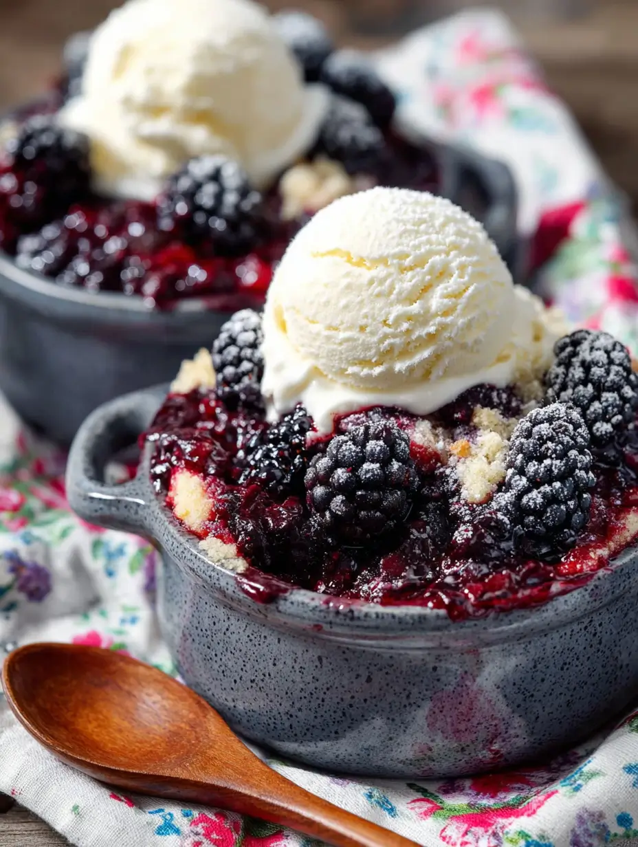 Sugar Cookie Berry Cobbler