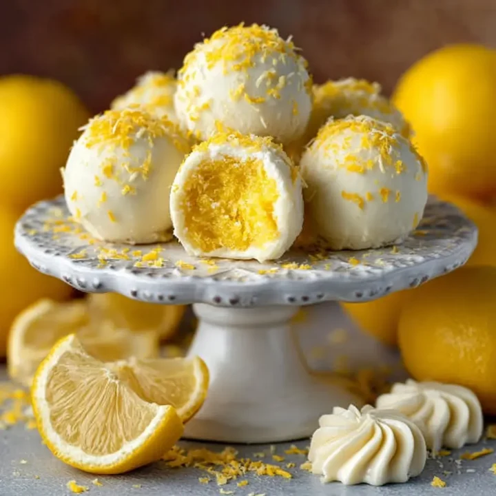 Lemon Cheese Truffles