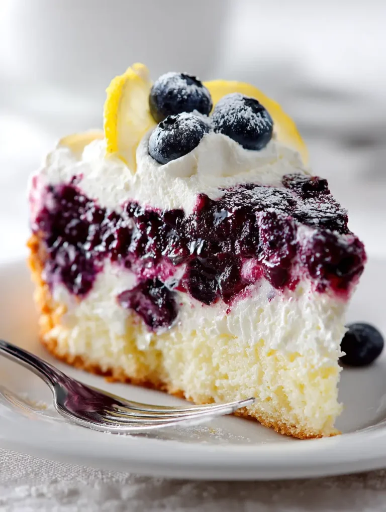 Blueberry Lemon Heaven Dessert