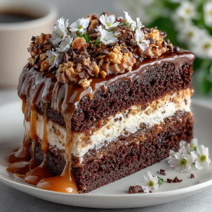 Chocolate Caramel Toffee Crunch Cake: A Decadent Delight