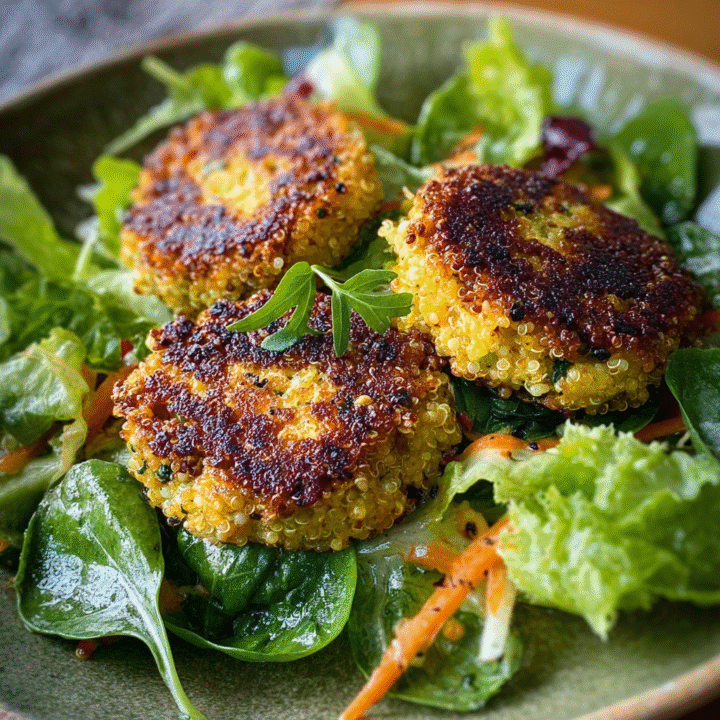 Delicious Crunchy Quinoa Veggie Patties