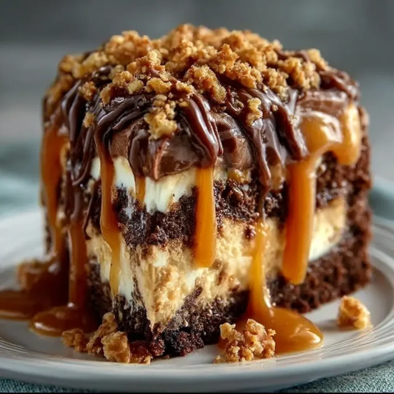 Decadent Chocolate Caramel Toffee Cake: A Sweet Indulgence