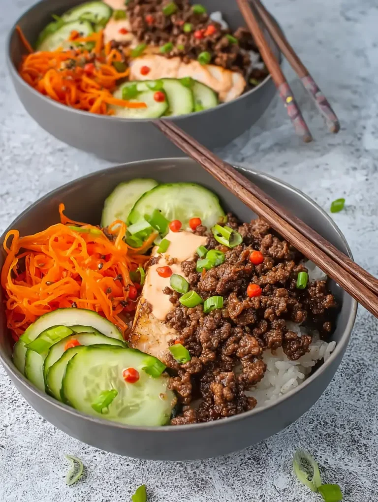 Korean-Style Beef Rice Bowl: A Flavorful and Satisfying Meal