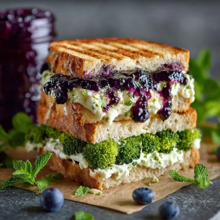 Gourmet Blueberry Grilled Cheese