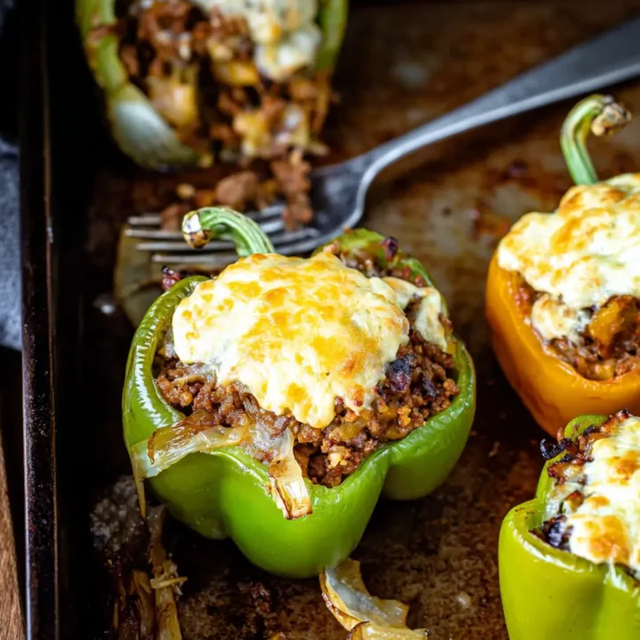 Cheese Steak Stuffed Peppers: A Delicious Low-Carb Meal