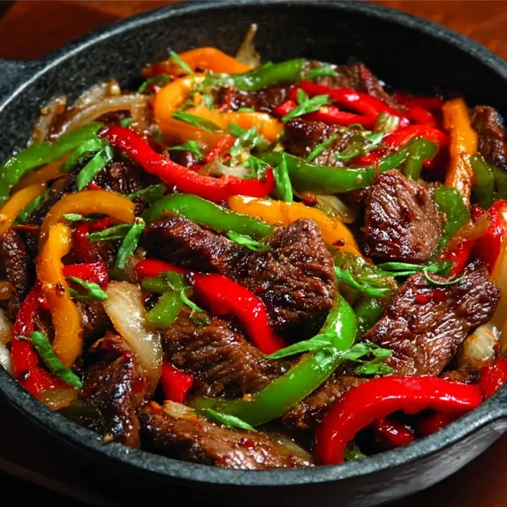 Pepper Steak with Bell Peppers
