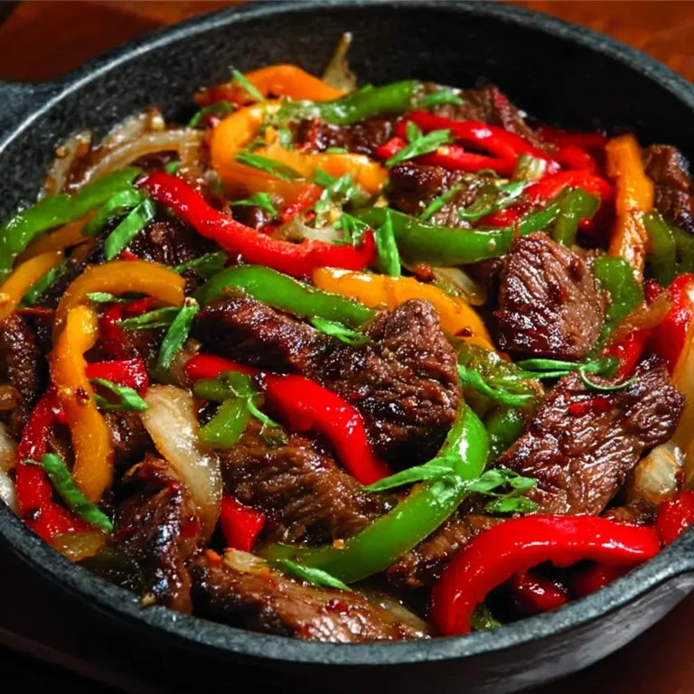 Pepper Steak with Bell Peppers: A Flavorful Stir-Fry Delight